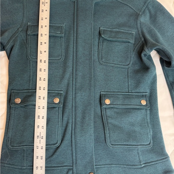 Patagonia Better Jacket Womens Medium Knit Fleece Blue Full Zip Pockets - Picture 5 of 9